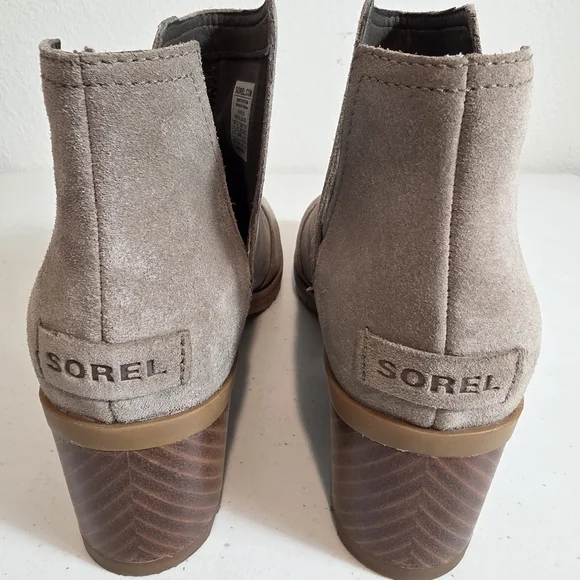 SOREL Cate Cut-Out Booties In Ash Tan Size 8.5 - Picture 8 of 12